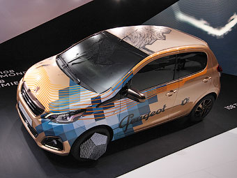 Peugeot 108 Tattoo. Фото "Мотора" и Peugeot