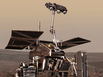 Одна из моделей аппарата ExoMars.