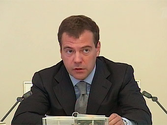 Дмитрий Медведев. Кадр Первого канала, архив