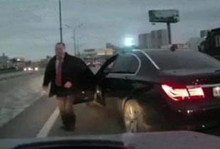 Пассажир VIP-авто с «мигалкой» избил москвича
