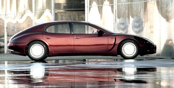 Концептуальный четырехдверный Bugatti EB 112 1993 года. Фото с сайта Conceptcar.ee