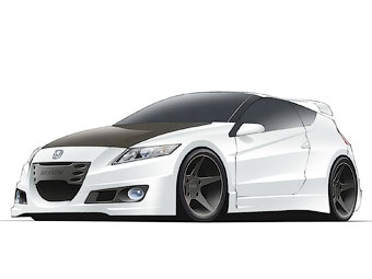 Honda CR-Z с доработками Mugen. Иллюстрации Mugen