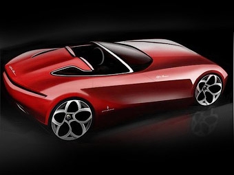 Концептуальный родстер Pininfarina. Иллюстрация Pininfarina