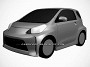 Изображения спортивного Toyota iQ для патентного ведомства. Фото Toyota