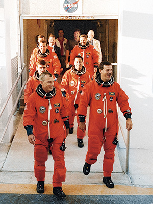 Экипаж корабля «Атлантис», в составе которого Борис Моруков летал в космос