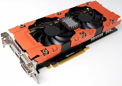 Видеокарта Inno3D GeForce GTX 680 TwinFan снабжена кулером со съемным кожухом