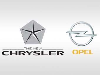 Логотипы Chrysler и Opel