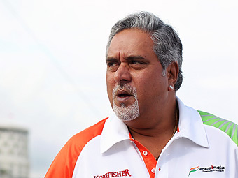 Владелец Force India Виджай Маллья. Фото Force India