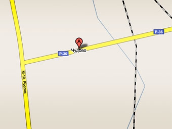 Фрагмент карты с сайта maps.google.com