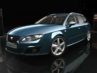 Скриншот официального видеоролика Seat Exeo Sport Tourer