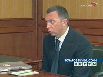 Олег Дерипаска, кадр телеканала ''Россия'', архив