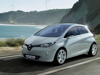 Электромобиль Renault ZOE. Фото Renault