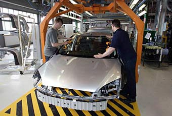 Конвейер завода Ford во Всеволожске. Фото Ford