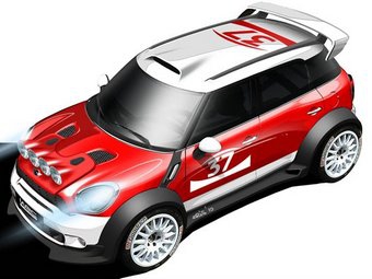 Проект MINI Countryman WRC. Изображение пресс-службы BMW