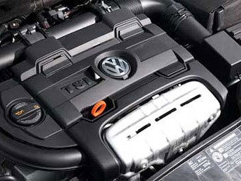 Двигатель Volkswagen 1.4 TSI Twincharger. Фото Volkswagen