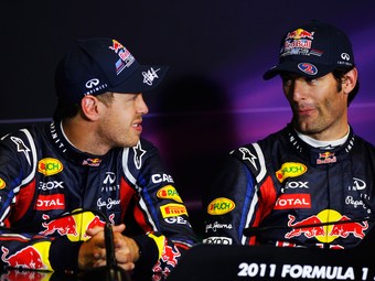 Себастьян Феттель и Марк Уэббер. Фото Red Bull