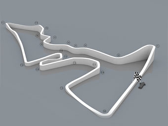 Конфигурация трассы в Остине. Иллюстрация с сайта formula1.com