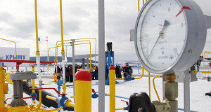 20 млн кубометров газа поставлено по газопроводу в Крым
