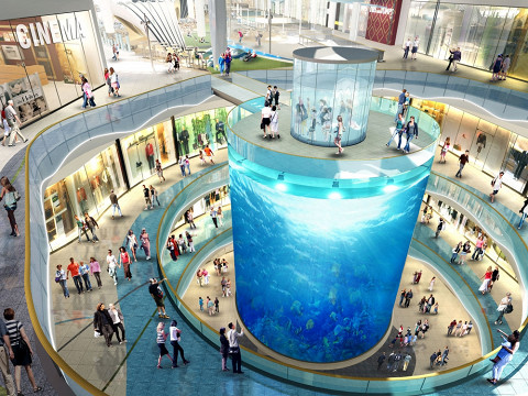 Так будет выглядеть лифт-аквариум
