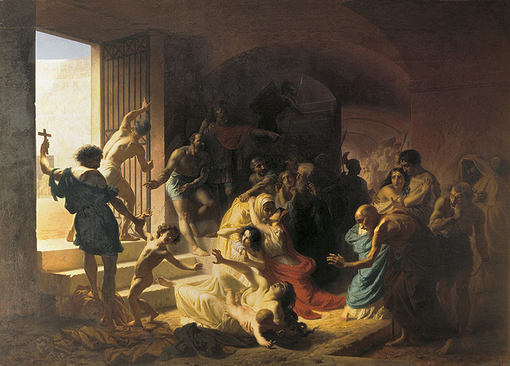 Константин Флавицкий. Христианские мученики в Колизее, 1862