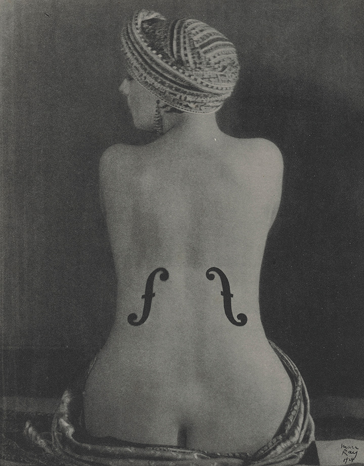 Ман Рей. Скрипка Энгра (Кики с Монпарнаса), 1924