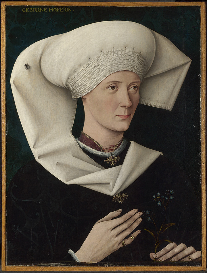 Портрет женщины из семьи Хофер. Неизвестный автор, около 1470
