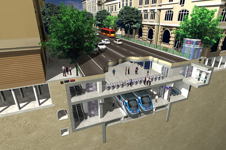 Одна станция метро по испанской технологии строится около двух лет. Соответственно, первые московские творения проектировщиков из Bustren можно будет увидеть уже в 2016-м 