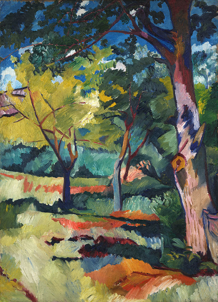 «Пейзаж с красной землей», 1908–1909, Третьяковская галерея