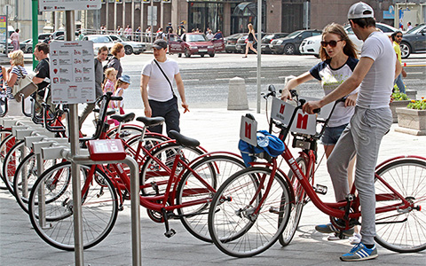 Обновленная система городского велошеринга