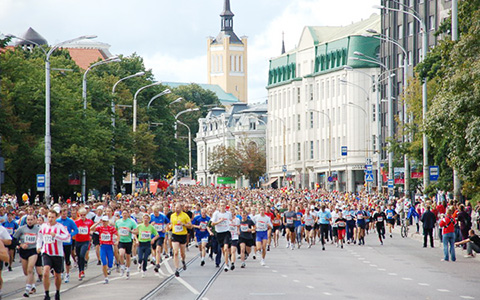 Участие в Таллинском марафоне