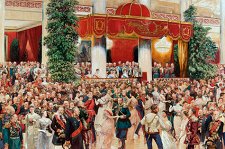 Бал в Дворянском собрании 1913 года. Картина и эскизы Дмитрия Кардовского – афиша
