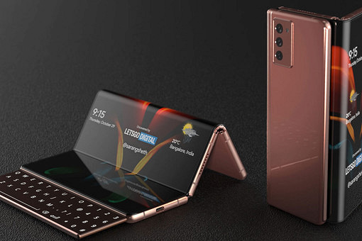 Новый Samsung: «гармошка» с выдвижной клавиатурой
