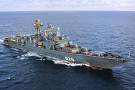 Большой противолодочный корабль «Вице-адмирал Кулаков» пополнил запасы на Кипре